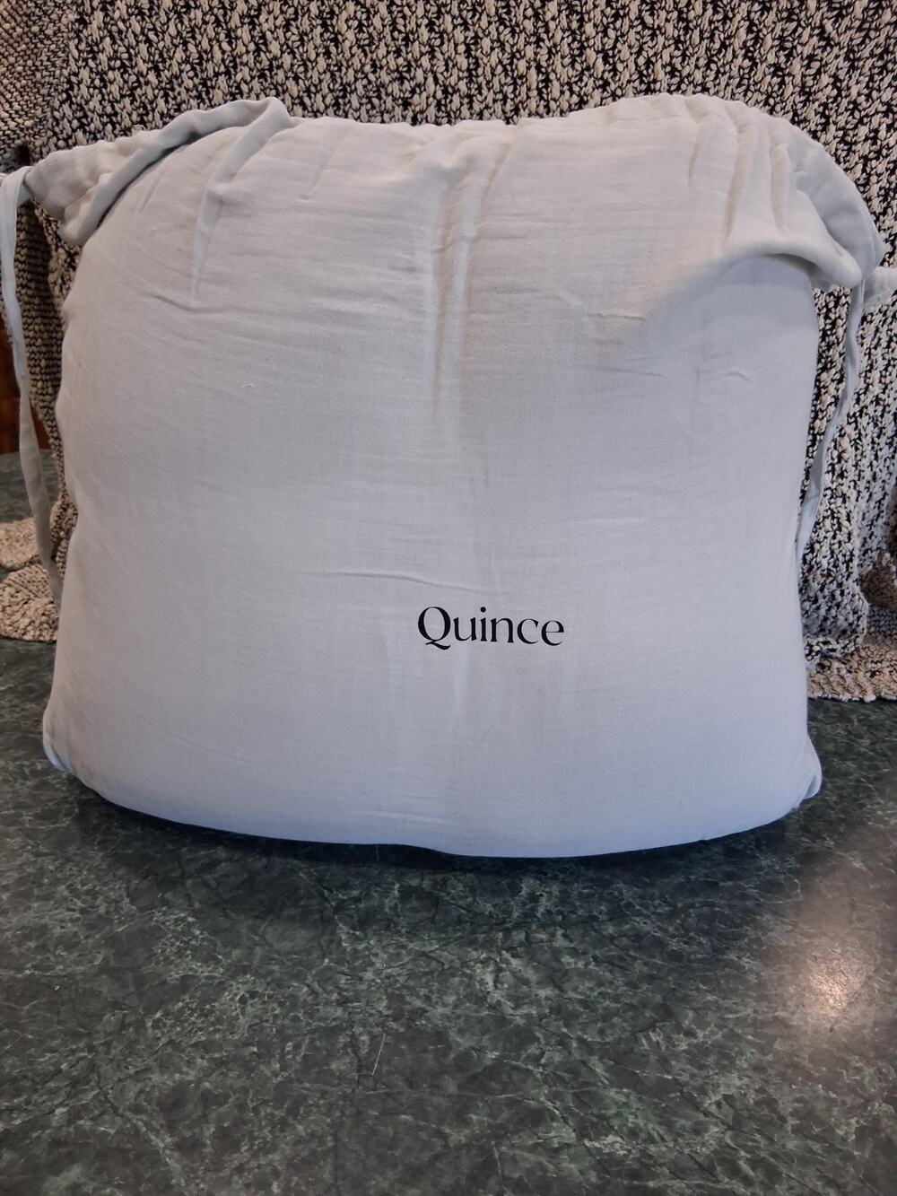 Quince Organic Cotton Gauze Duvet Cover Set King MIST 3 Pc Sustainable NEW